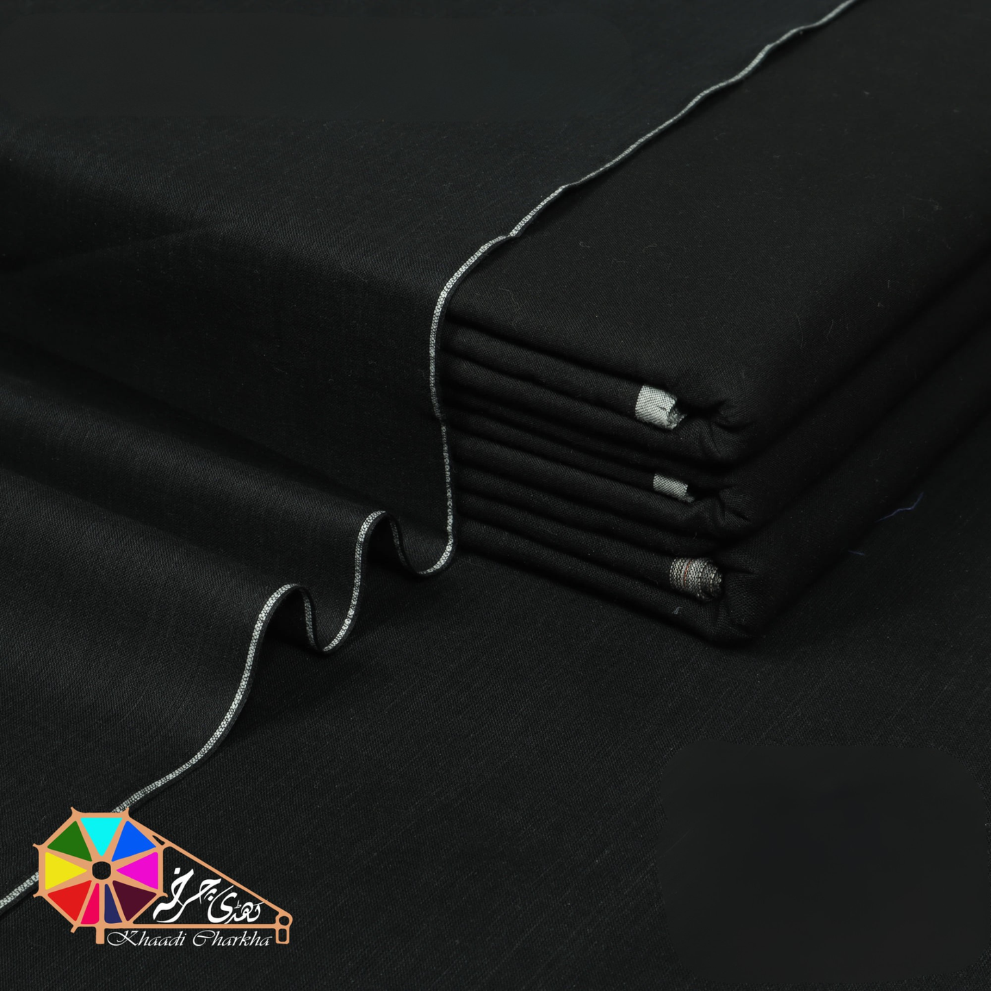 Soft Khaddar - Rich Black