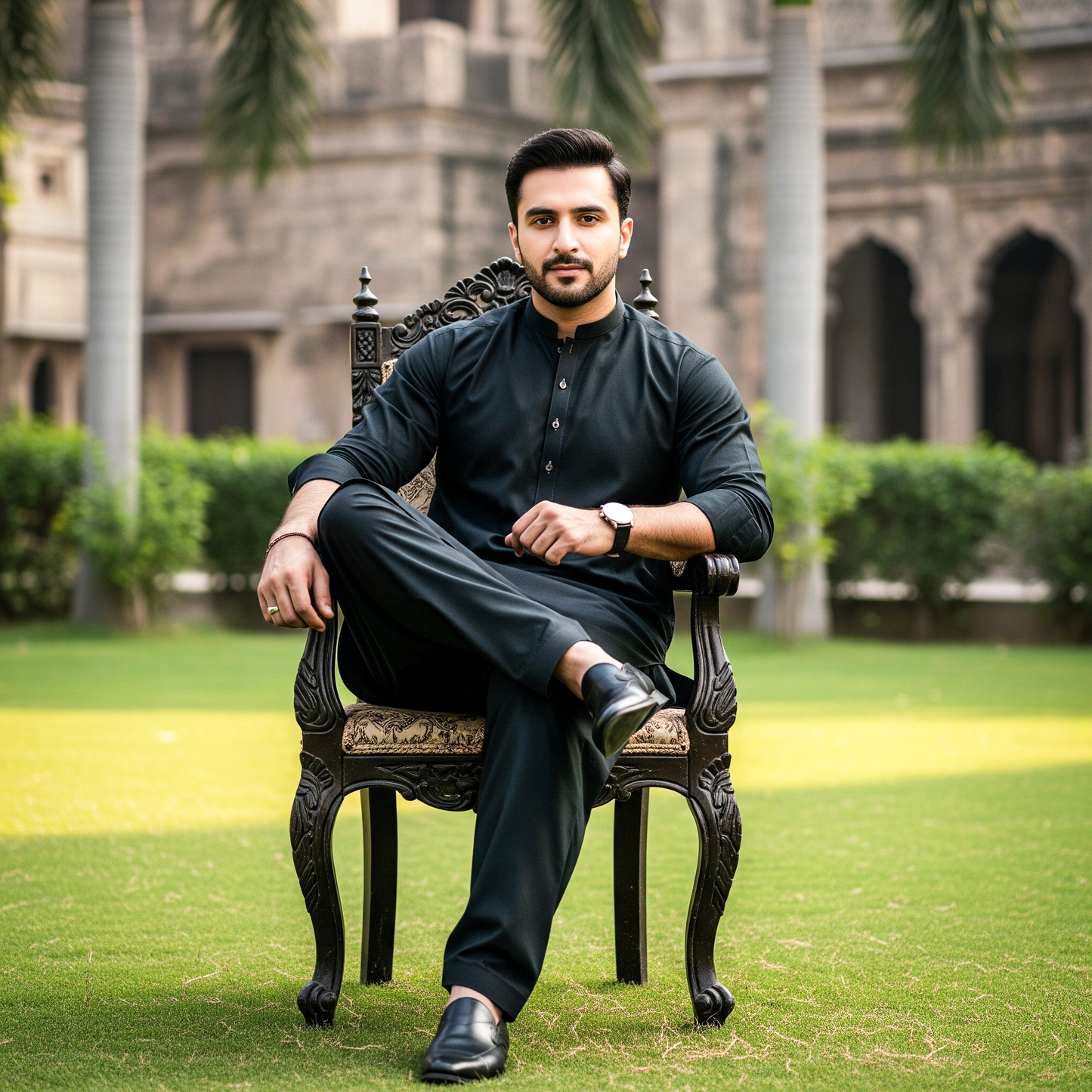 Soft Khaddar - Rich Black