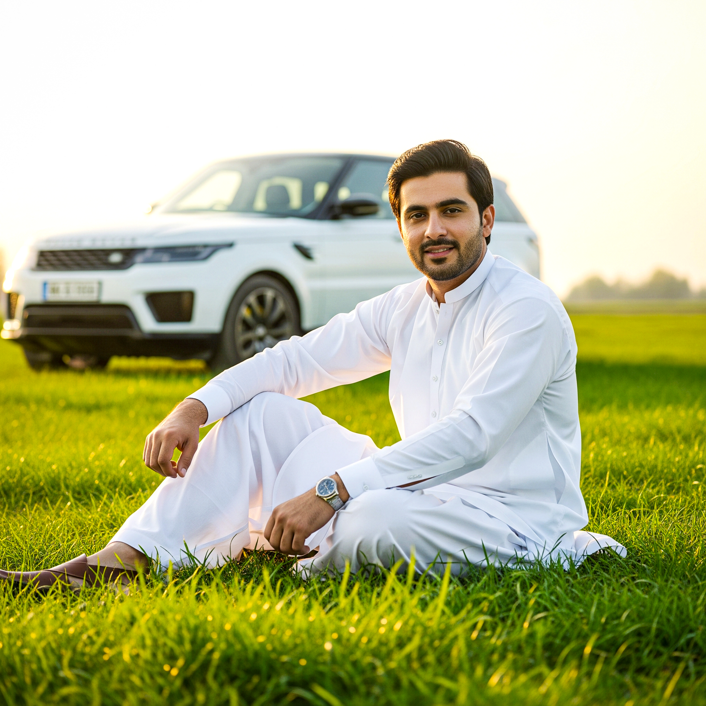 Soft Khaddar - White